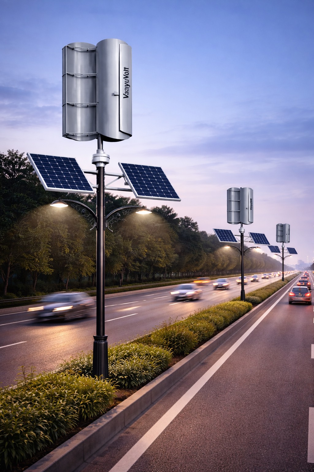 Solar & Wind Hybrid Street Light